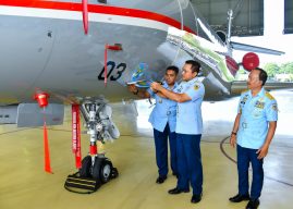 Skadron Udara 18/ Spartan Berdiri, Menjadi Home Base Pesawat Dassault Falcon 8X TNI AU