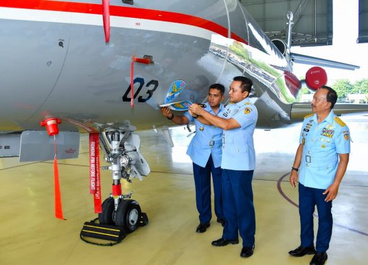Skadron Udara 18/ Spartan Berdiri, Menjadi Home Base Pesawat Dassault Falcon 8X TNI AU