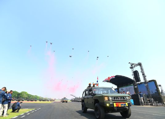 HUT ke-79 Korpasgat, Demonstrasi Swarm Drone Warnai Pergeseran Wajah Peperangan Modern